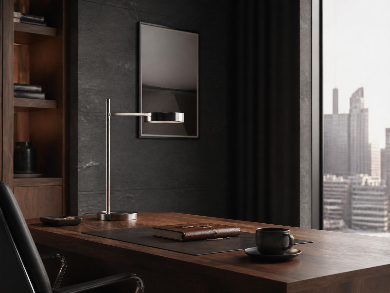 Minimal luxury workspace