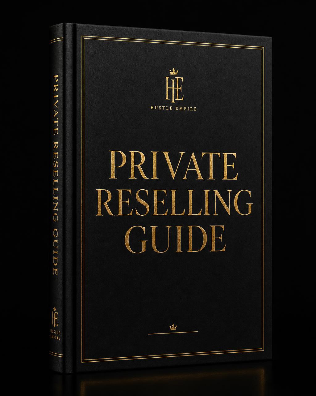 Private Reselling Guide — premium digital guide cover